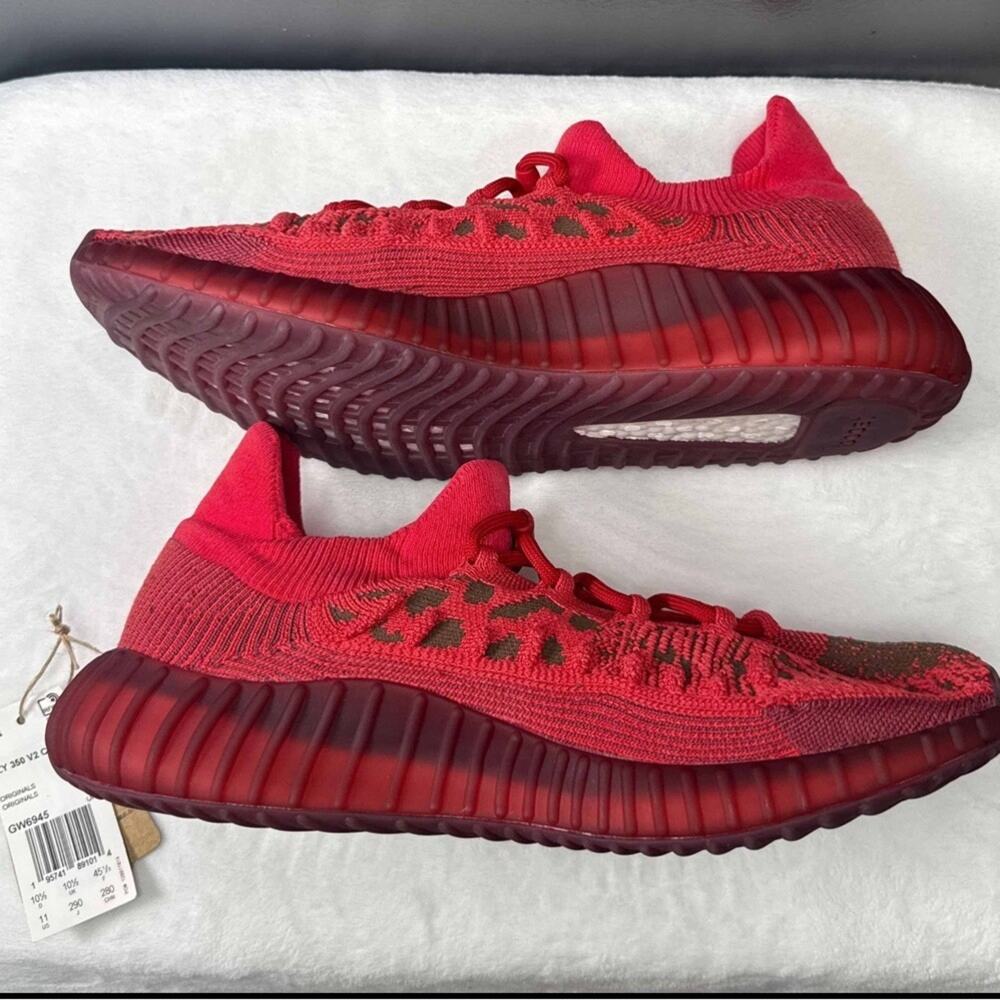 Yeezy Boost 350 V2 CMPCT ‘Slate Red’ | GW6945 | 11M | OG All - Picture 6 of 10